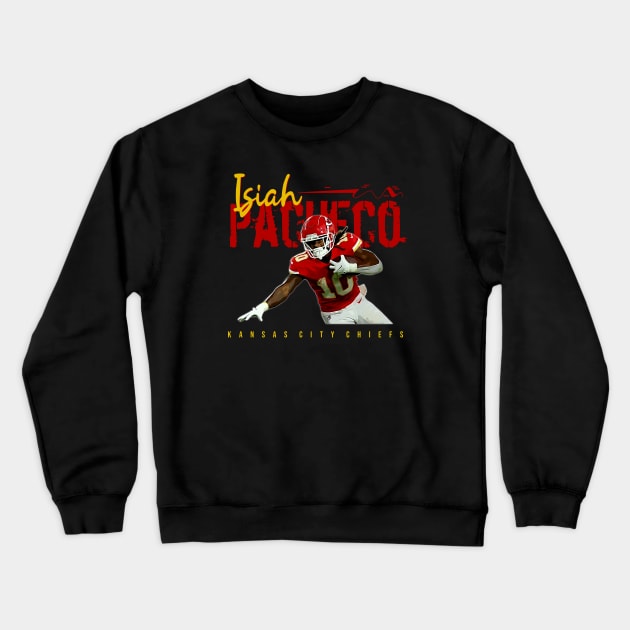 Isiah Pacheco Crewneck Sweatshirt by Aloenalone